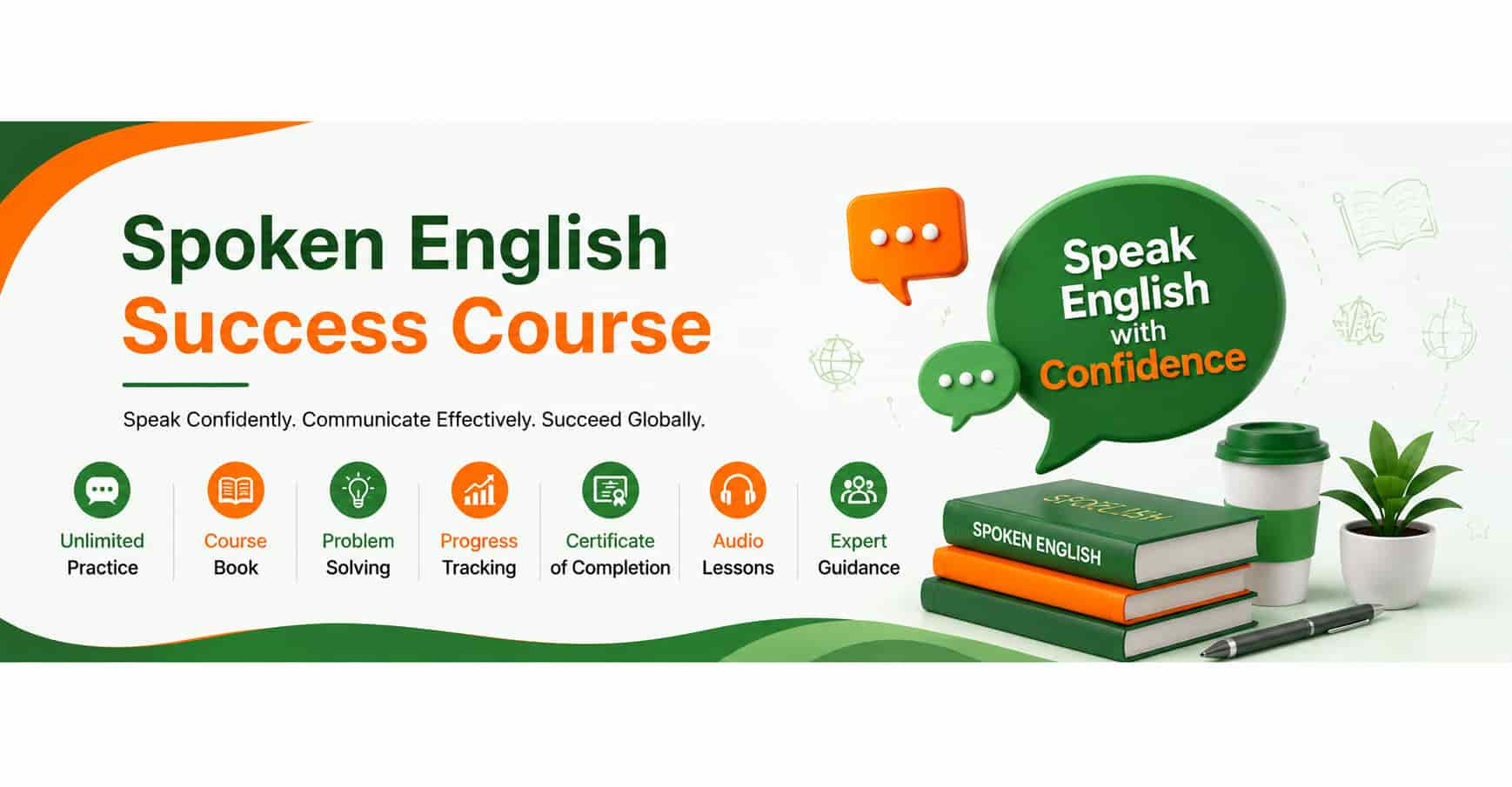 English Spoken এ সফল হতে ঘরে বসেই হোক  English Spoken Success Course